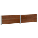 plantekasse 100x100 cm massivt fyrretræ brun