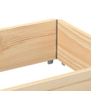 plantekasse 150x50 cm massivt fyrretræ
