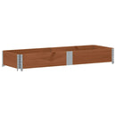 plantekasse 150x50 cm massivt fyrretræ brun