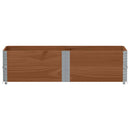 plantekasse 150x50 cm massivt fyrretræ brun