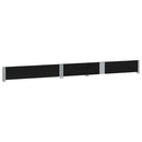 plantekasse 150x100 cm massivt fyrretræ sort