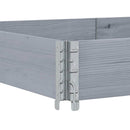 plantekasse 150x100 cm massivt fyrretræ grå