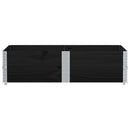 plantekasse 150x100 cm massivt fyrretræ sort