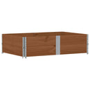 plantekasse 150x100 cm massivt fyrretræ brun