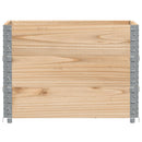 plantekasse 80x60 cm massivt fyrretræ