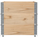 plantekasse 80x60 cm massivt fyrretræ