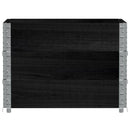 plantekasse 80x60 cm massivt fyrretræ sort