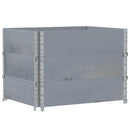 plantekasse 80x60 cm massivt fyrretræ grå