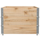 plantekasse 120x80 cm massivt fyrretræ