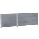 plantekasse 120x80 cm massivt fyrretræ grå