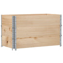 plantekasse 100x50 cm massivt fyrretræ