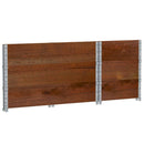 plantekasse 100x50 cm massivt fyrretræ brun