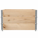 plantekasse 100x100 cm massivt fyrretræ