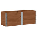 plantekasse 150x50 cm massivt fyrretræ brun