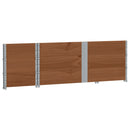 plantekasse 150x50 cm massivt fyrretræ brun