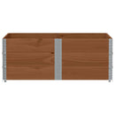 plantekasse 150x100 cm massivt fyrretræ brun