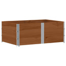 plantekasse 150x100 cm massivt fyrretræ brun