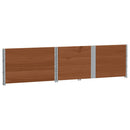 plantekasse 150x100 cm massivt fyrretræ brun