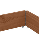 plantekasse 150x100 cm massivt fyrretræ brun