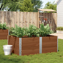 plantekasse 150x100 cm massivt fyrretræ brun