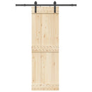 skinnesæt til skydedør 152 cm stål sort