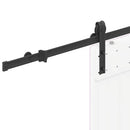 skinnesæt til skydedør 200 cm stål sort