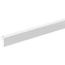skinnesæt til skydedør 183 cm aluminiumslegering sølvfarvet