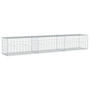 gabionkurv med cover 300x50x50 cm galvaniseret jern