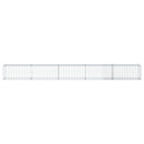 gabionkurv med cover 500x50x50 cm galvaniseret jern