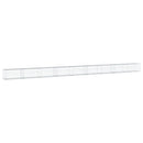 gabionkurv med cover 900x50x50 cm galvaniseret jern