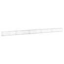 gabionkurv med cover 1000x50x50 cm galvaniseret jern