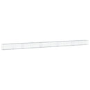 gabionkurv med cover 1000x50x50 cm galvaniseret jern