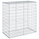 gabionkurv med cover 100x50x100 cm galvaniseret jern