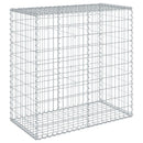 gabionkurv med cover 100x50x100 cm galvaniseret jern