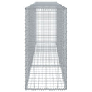 gabionkurv med cover 300x50x100 cm galvaniseret jern