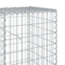 gabionkurv med cover 300x50x100 cm galvaniseret jern