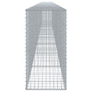 gabionkurv med cover 900x50x100 cm galvaniseret jern