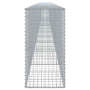 gabionkurv med cover 1100x50x100 cm galvaniseret jern