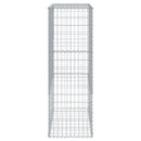 gabionkurv med cover 300x50x150 cm galvaniseret jern