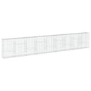 gabionkurv med cover 900x50x150 cm galvaniseret jern