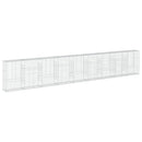 gabionkurv med cover 900x50x150 cm galvaniseret jern