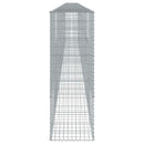 gabionkurv med cover 1000x50x150 cm galvaniseret jern