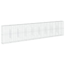 gabionkurv med cover 900x50x200 cm galvaniseret jern