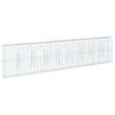 gabionkurv med cover 900x50x200 cm galvaniseret jern