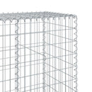 gabionkurv med cover 900x50x200 cm galvaniseret jern