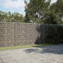 gabionkurv med cover 900x50x200 cm galvaniseret jern
