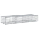 gabionkurv med cover 300x100x50 cm galvaniseret jern