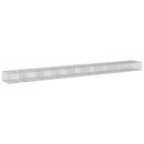 gabionkurv med cover 900x100x50 cm galvaniseret jern