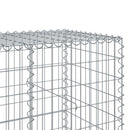 gabionkurv med cover 950x100x100 cm galvaniseret jern
