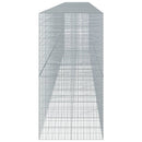gabionkurv med cover 950x100x200 cm galvaniseret jern